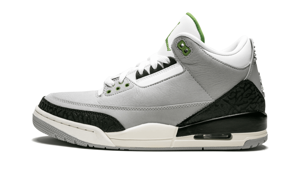 Air Jordan 3 Retro LT SMOKE GREY/CHLOROPHYLL