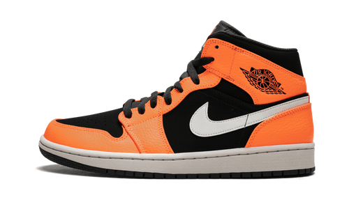 Air Jordan 1 Mid BLACK/CONE-LIGHT BONE