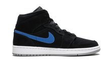 Load image into Gallery viewer, Air Jordan 1 Mid &#39;Multicolor Swoosh Black&#39; Mens Sneakers