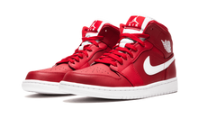 Load image into Gallery viewer, Air Jordan 1 Mid GYM RED/WHITE-WHITE