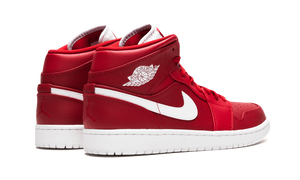 Air Jordan 1 Mid GYM RED/WHITE-WHITE