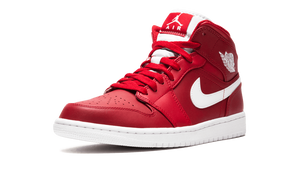 Air Jordan 1 Mid GYM RED/WHITE-WHITE
