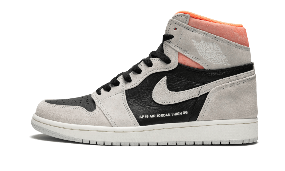 Air Jordan 1 Retro High OG Neutral Grey/Hyper Crimson