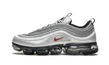 Load image into Gallery viewer, Air Vapormax &#39;97 METALLIC SILVER/VARSITY RED