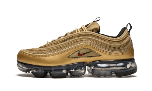 Air Vapormax '97 METALLIC GOLD/VARSITY RED