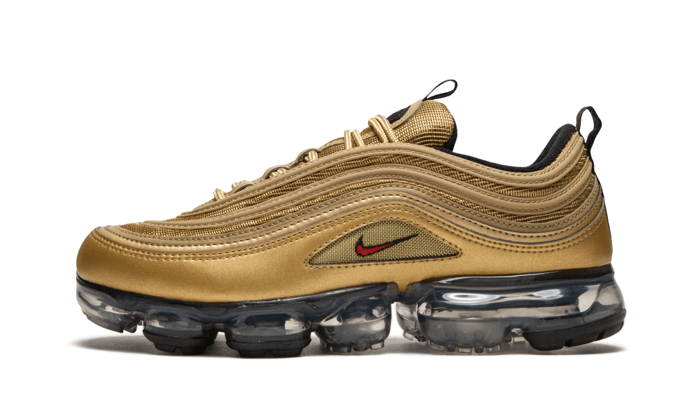 Air Vapormax '97 METALLIC GOLD/VARSITY RED