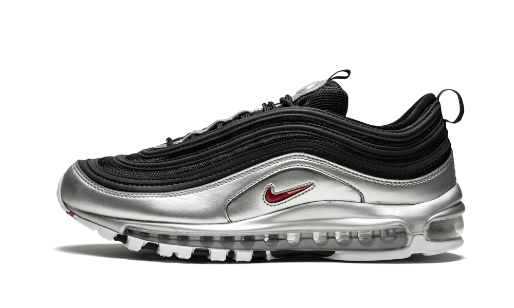 Air Max 97 QS Metallic Silver BLACK/VARSITY RED
