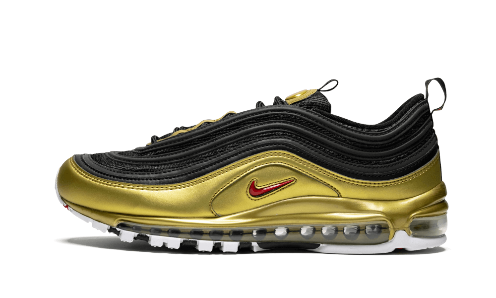 Air Max 97 BLACK/VARSITY RED-METALLIC GOL
